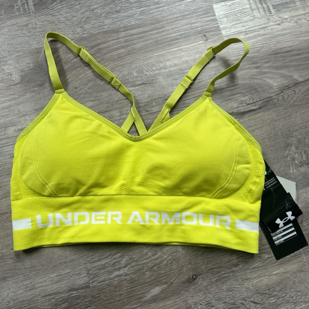 Under Armour neon Women's Sports Bra